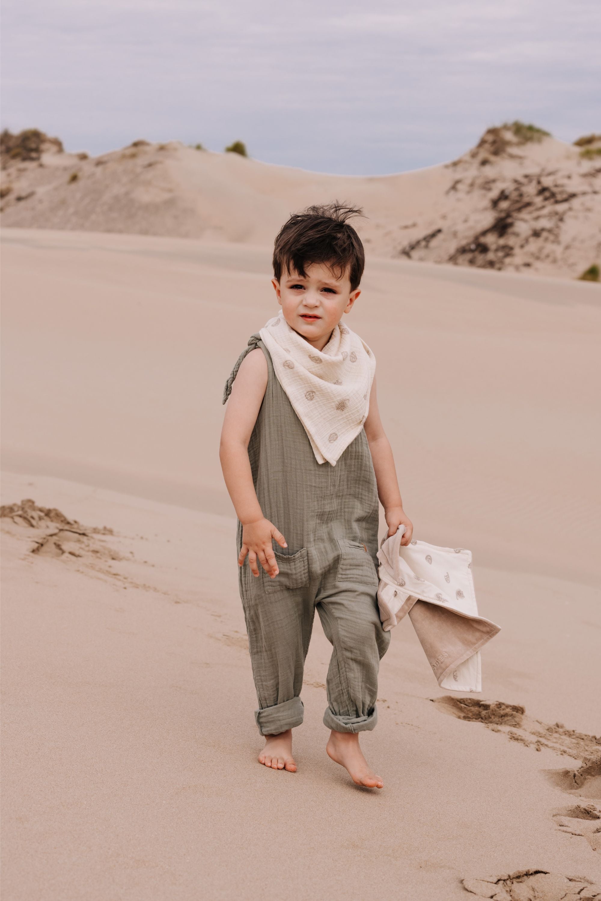 Hydrofiele doek 60 x 60 - Taupe